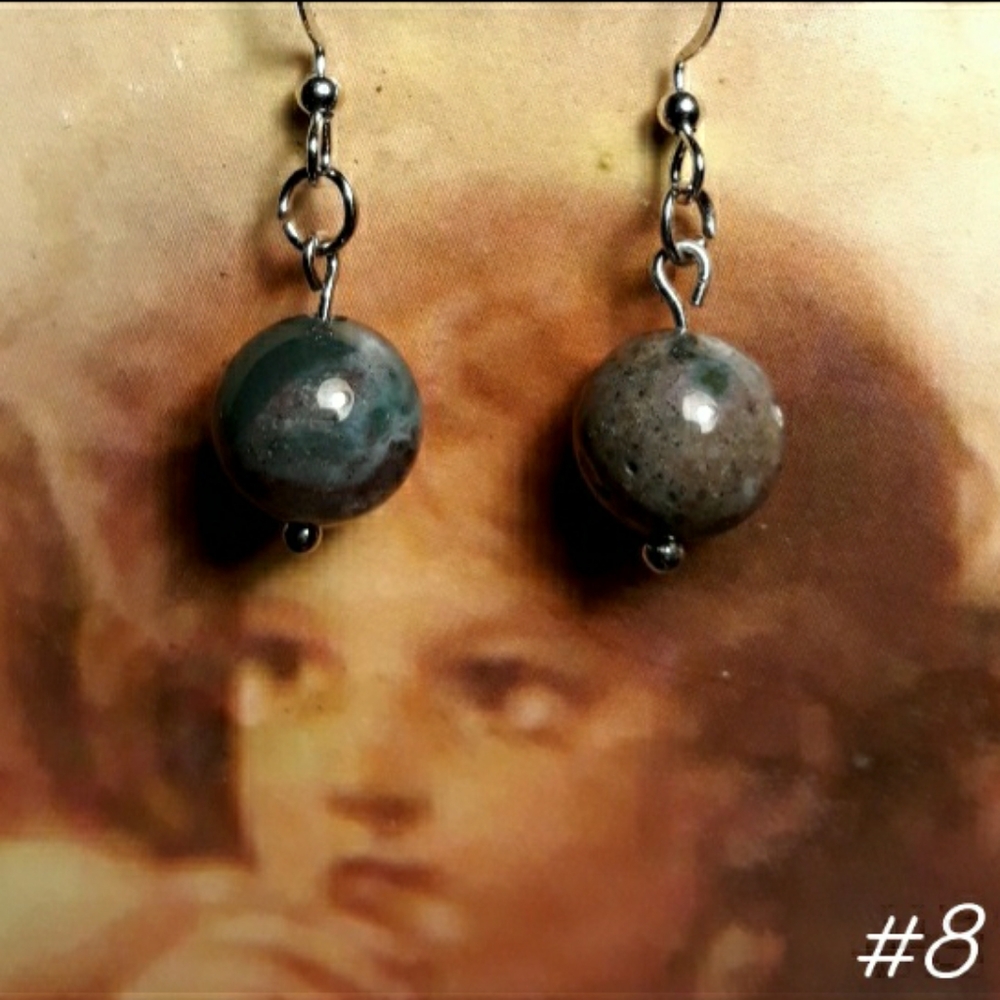 Natural Stone Earrings